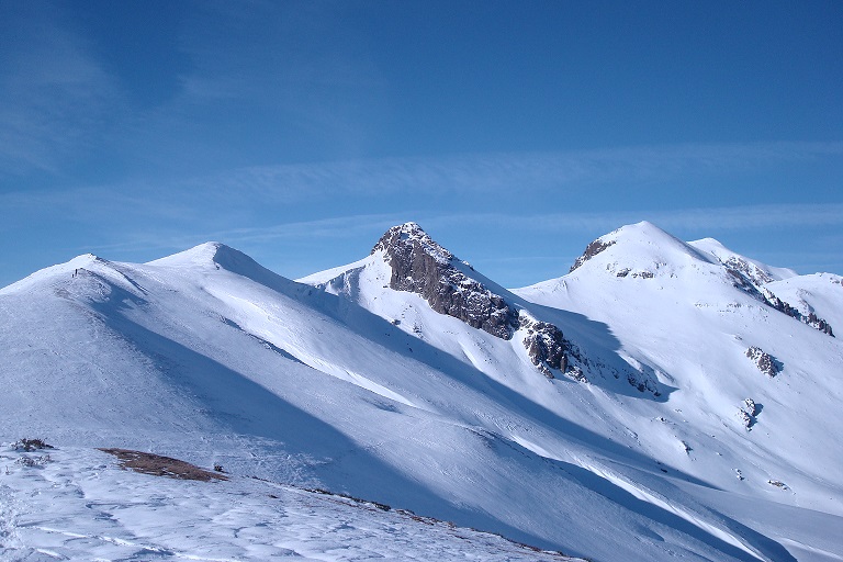 Progresión con raquetas de nieve